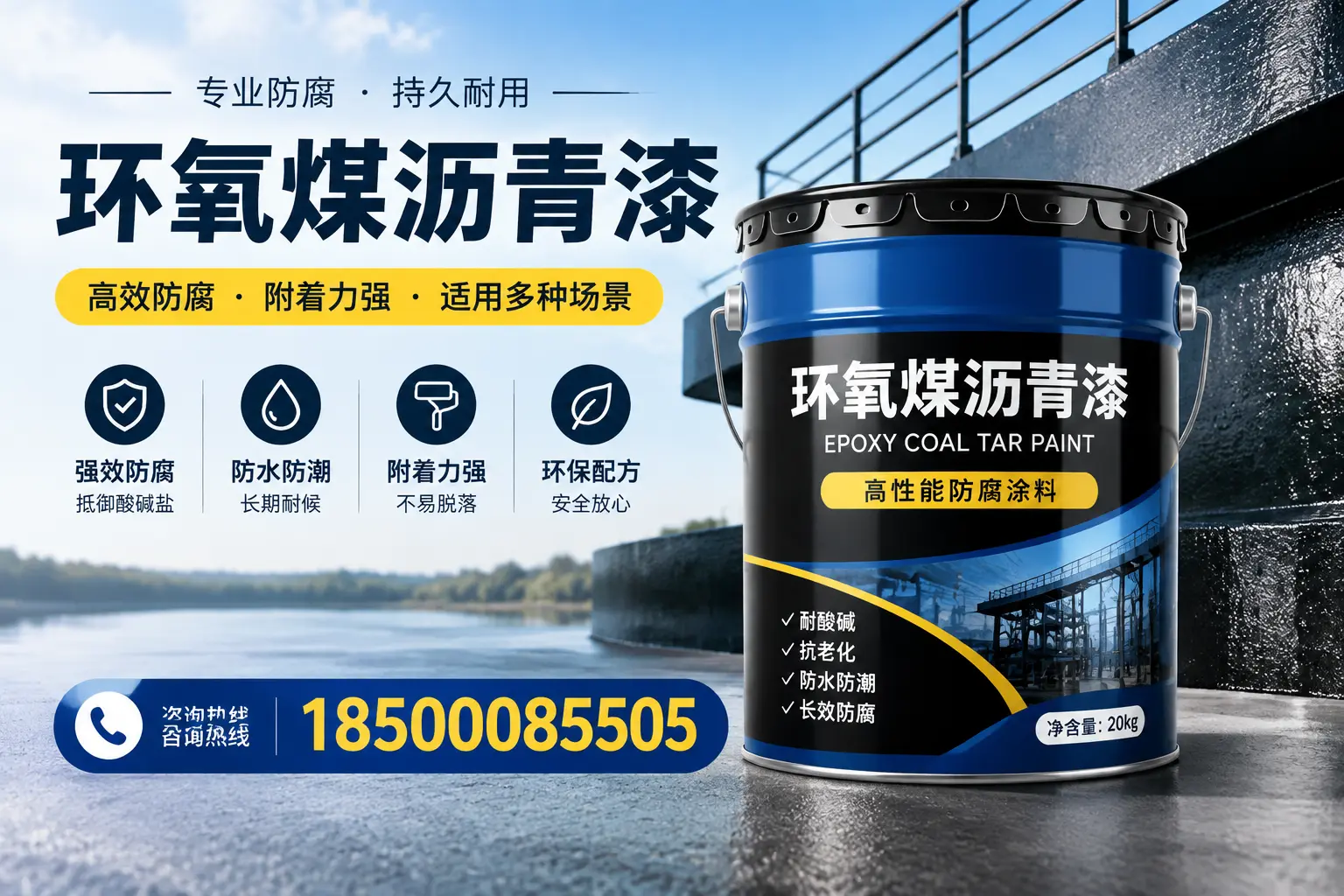 环氧煤沥青漆在不同气候条件下的表现分析,临高适用性